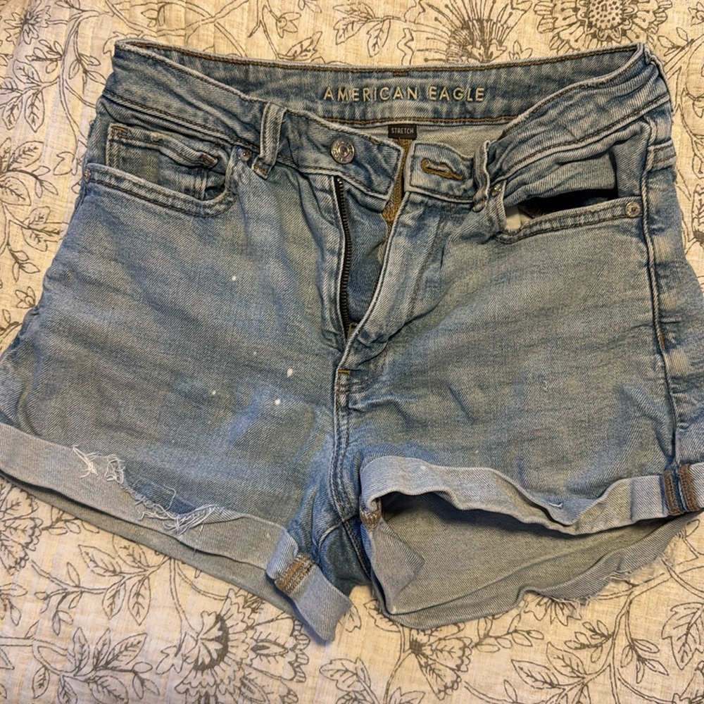 High wasted american eagle shorts size 6